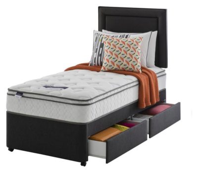 Silentnight - Horton M5 Memory Foam Single 2 Drawer - Divan